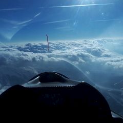 Flugwegposition um 15:10:12: Aufgenommen in der Nähe von Gemeinde Schmirn, 6154, Österreich in 4019 Meter